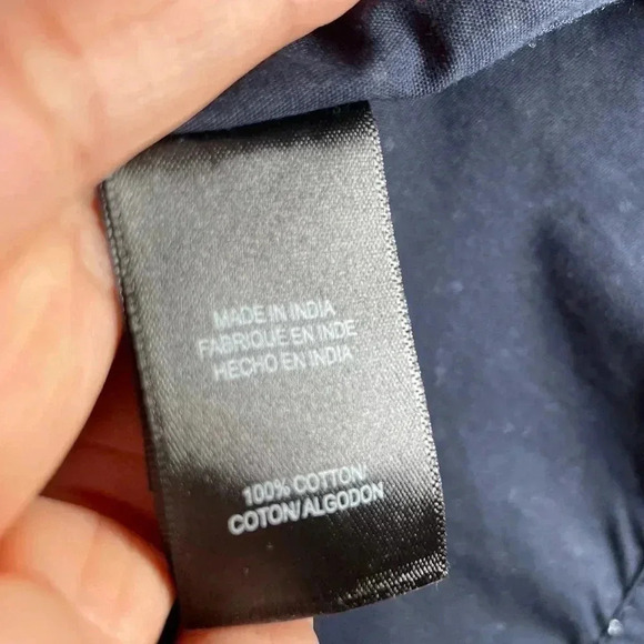 Kenneth Cole New York  Navy short sleeve button down shirt sz 4XL - Picture 5 of 6